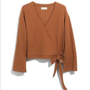 MADEWELL Texture & Thread Wrap Top